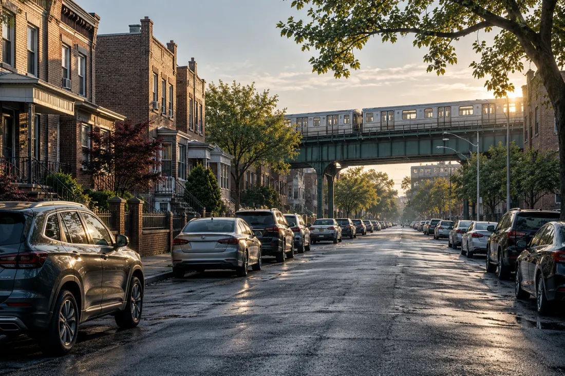 Illustrative Queens neighborhood street